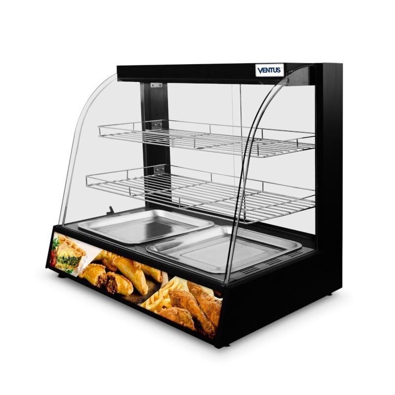 Vitrina caliente mantenedora de alimentos Ventus VMCD-2