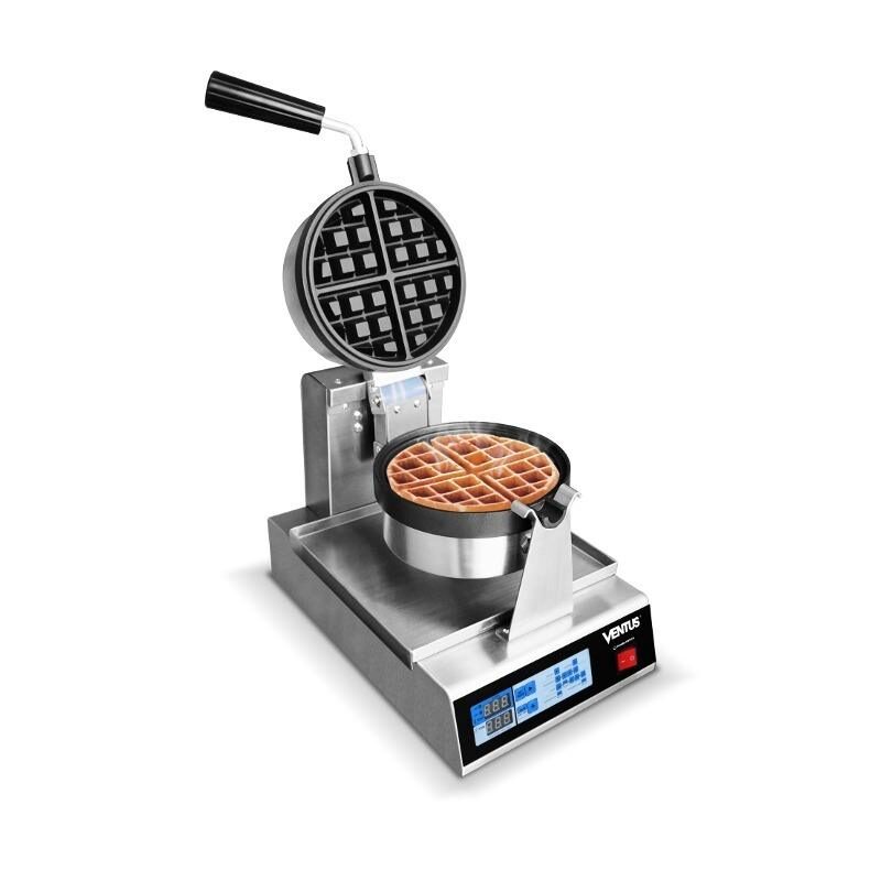 Wafflera eléctrica giratoria Ventus VWE-1 con plato antiadherente
