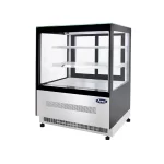 Vitrina para pasteleria Atosa WDF097F de acero para tortas y postres