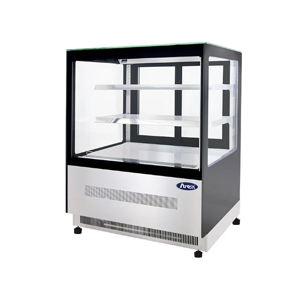 Vitrina para pasteleria Atosa WDF097F de acero para tortas y postres