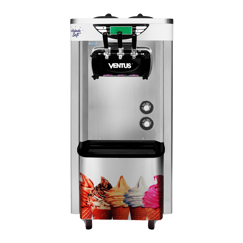 Maquina de helado soft Ventus VSP-30PRO vista frontal