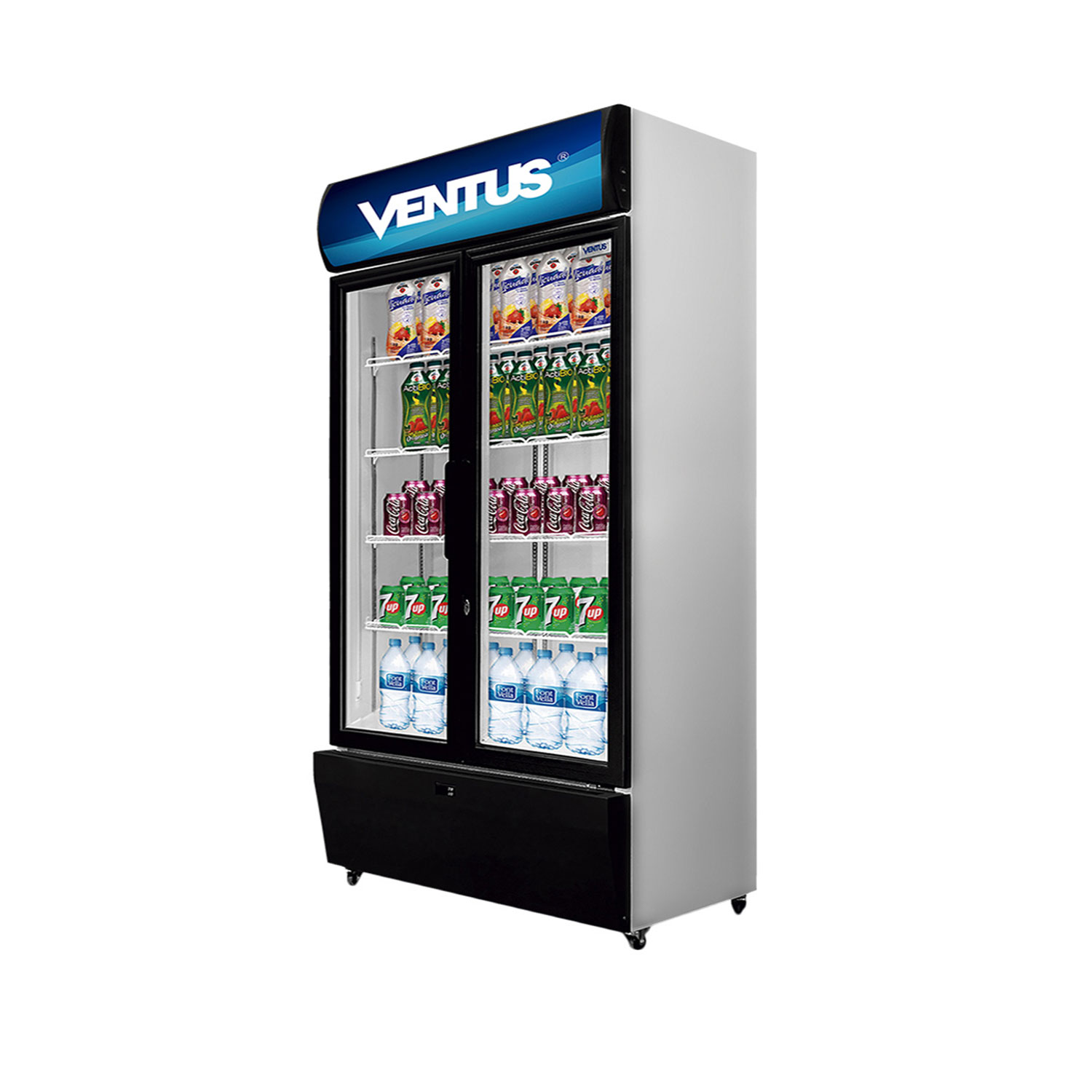 Visicooler Ventus VC-800L de 800 litros con puerta de doble vidrio templado