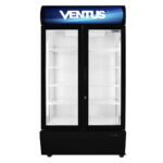 Visicooler Ventus VC-800L de 2 puertas de doble vidrio templado y 800 litros, vista frontal