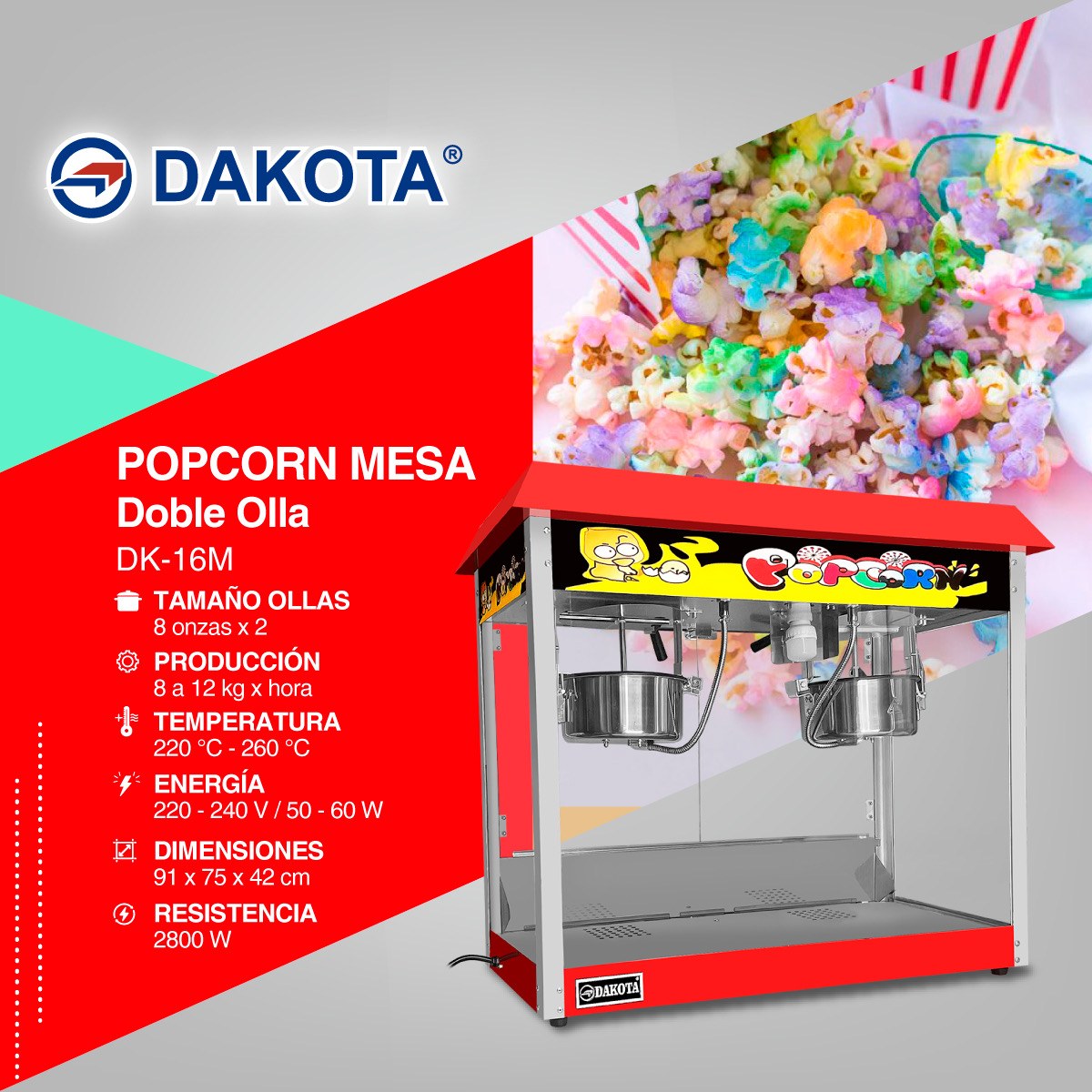 Ficha informativa Dakota DK-16M