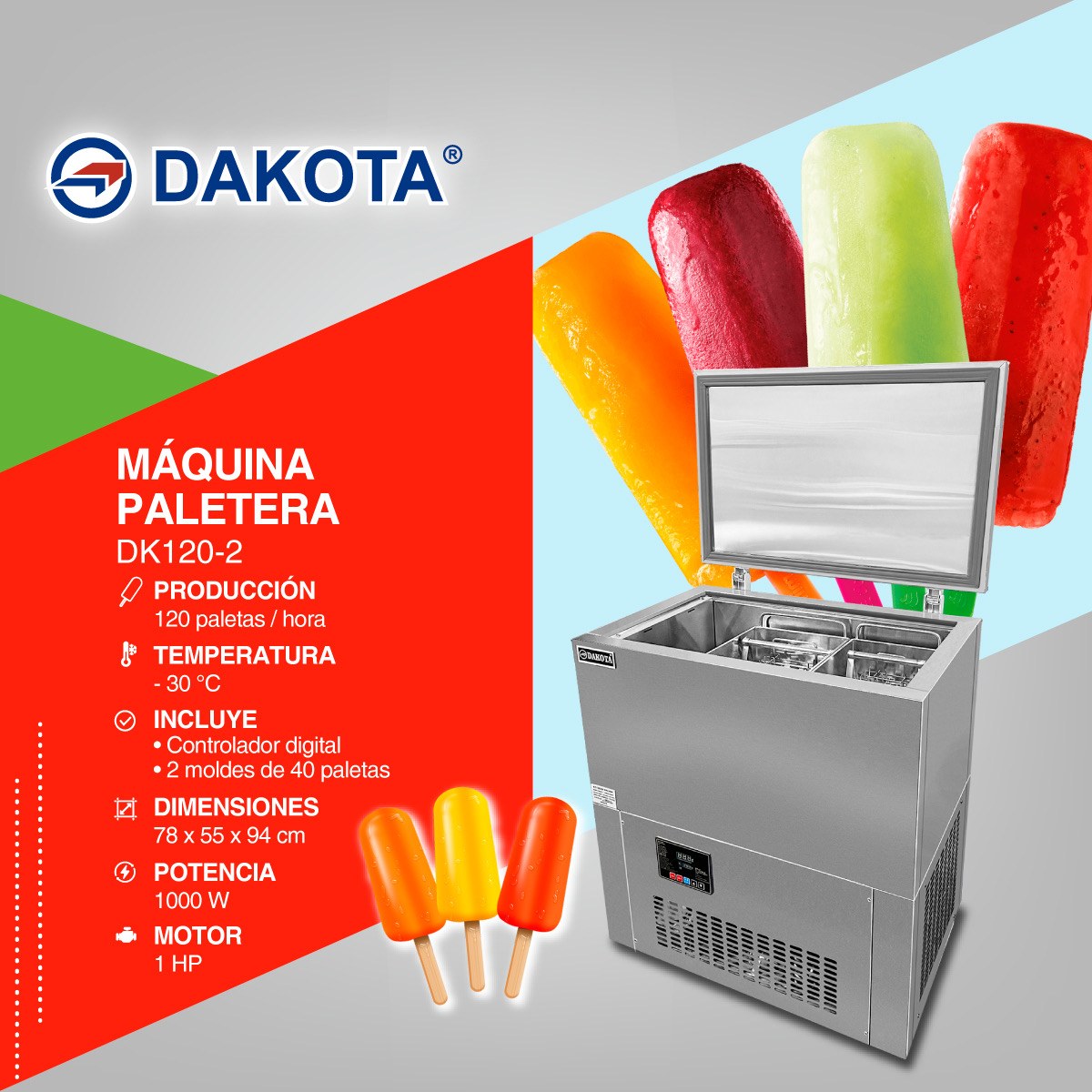 Ficha informativa Dakota DK120-2