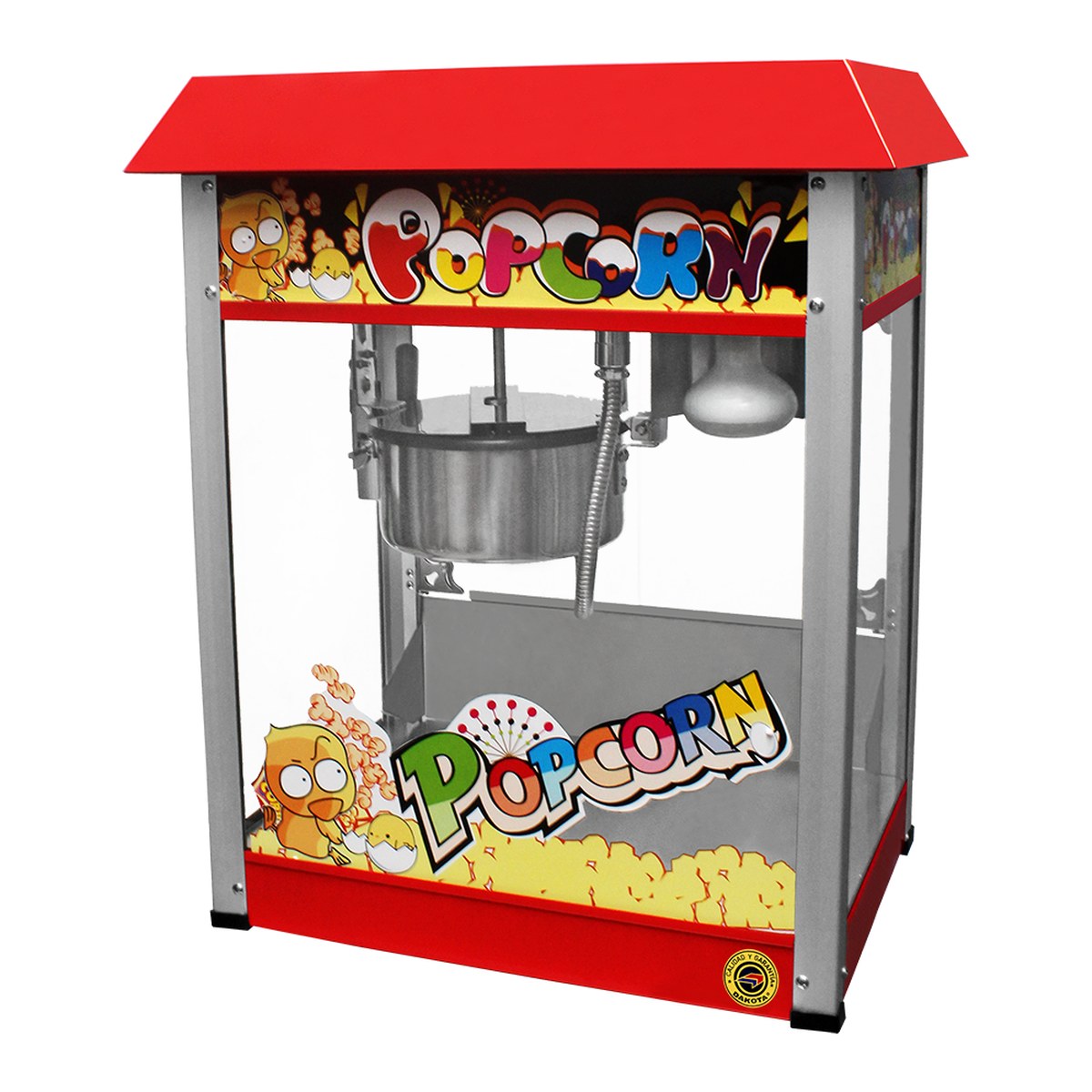 Máquina de pop corn Dakota DK-08M sobremesa con olla de 8 onzas