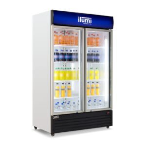 Visicooler Ilumi BC-9502FC de 950 L con dos puertas de vidrio templado