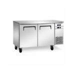 Mesa refrigerada Ilumi MG-2SD-S 320 L de acero inoxidable