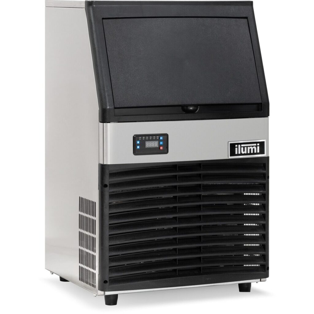Maquina de hielo Ilumi MH-40 de acero inoxidable
