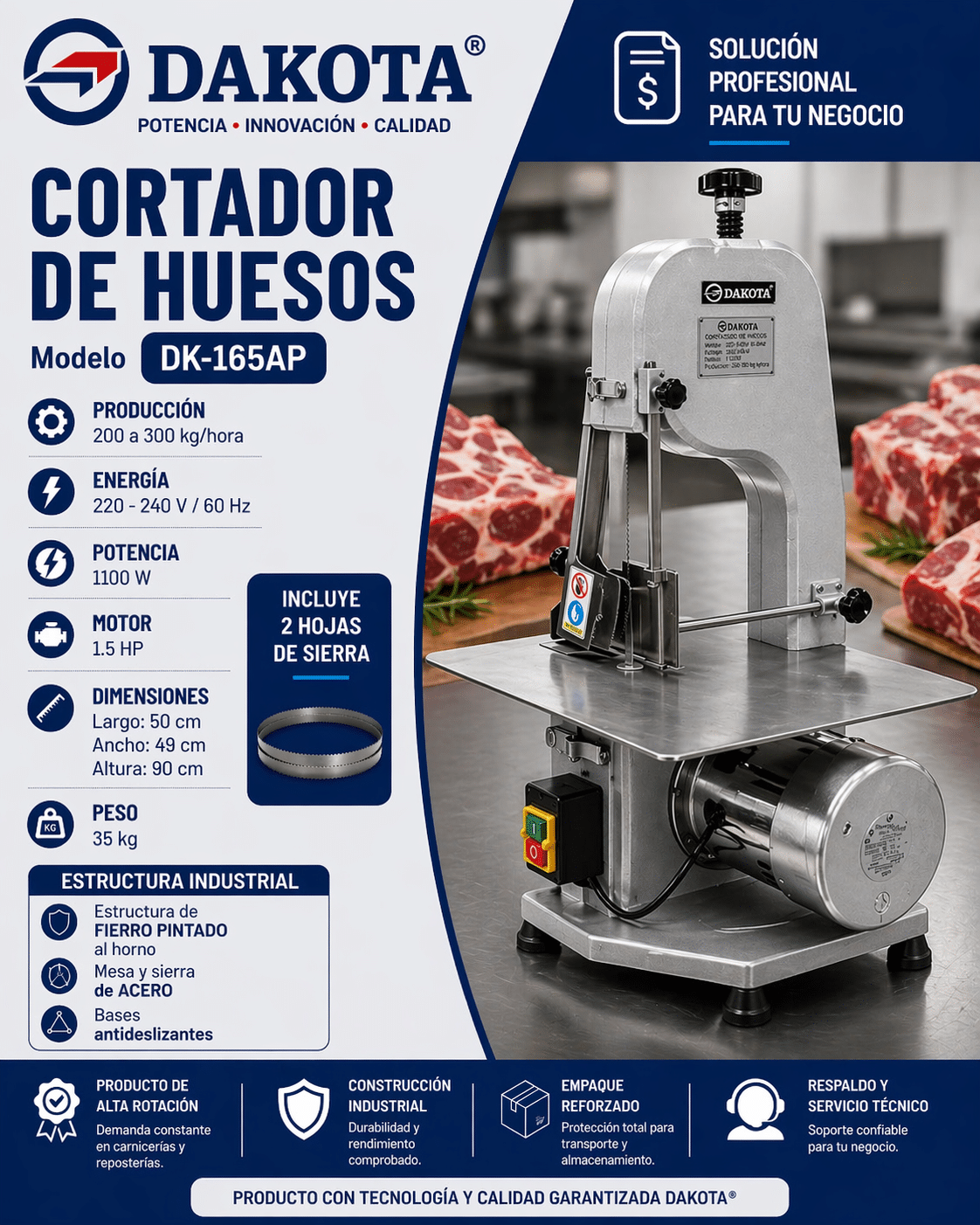 Dakota DK-165AP detalle visible del producto